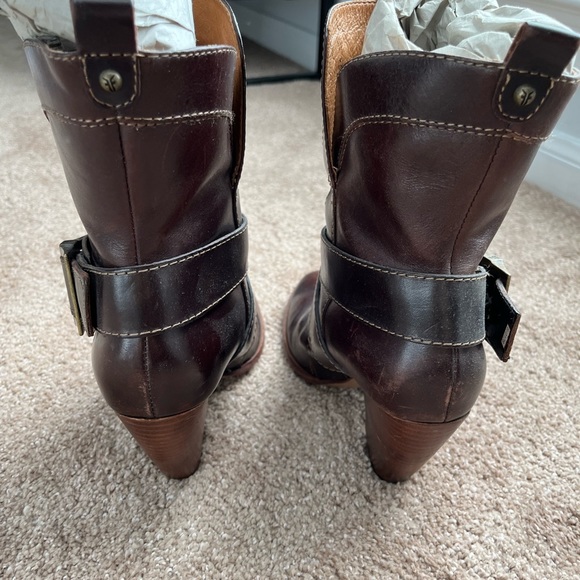 Frye Andrea Mid All Leather Boots - Picture 5 of 6